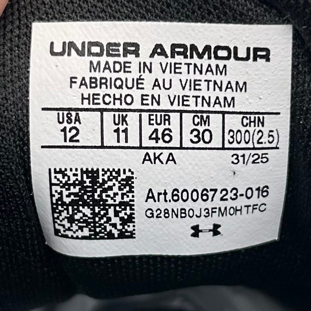 Under Armour Assert 11 Shoes Mens 12 Grey Running Sneakers 6006723-016 - Picture 10 of 11